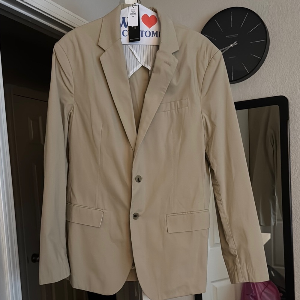 Banana Republic Tan Lightweight Modern Jacket